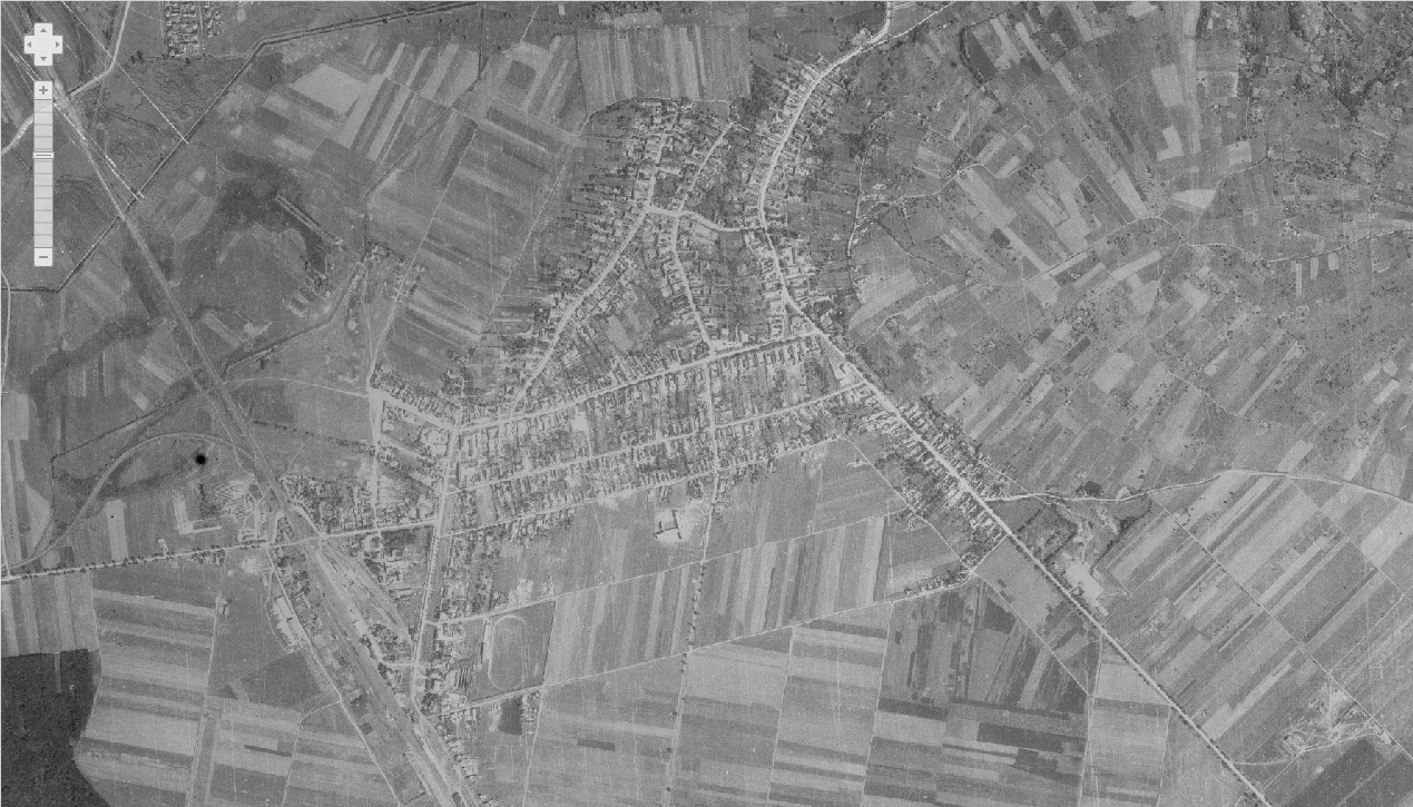 Beli Manastir iz zraka 1968.