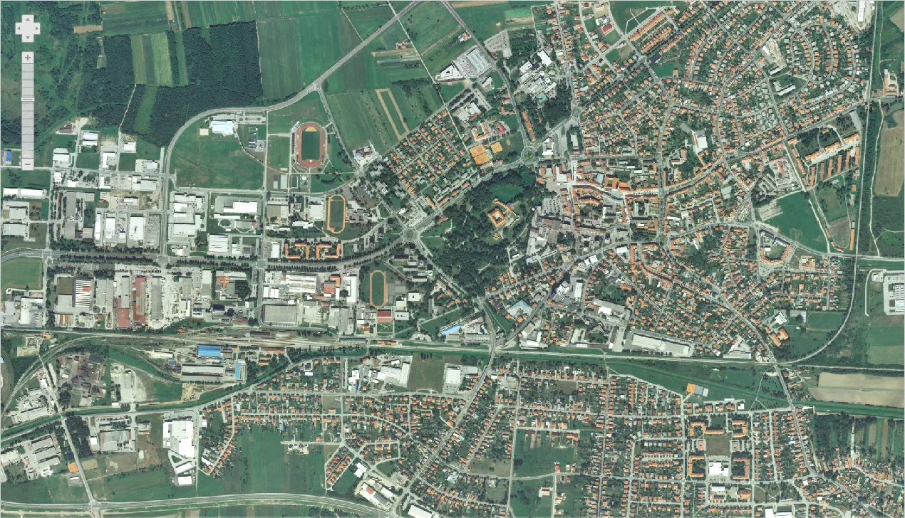 Čakovec iz zraka 2018.