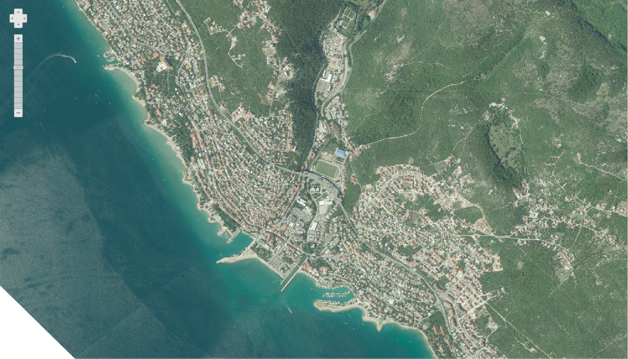 Crikvenica iz zraka 2018.