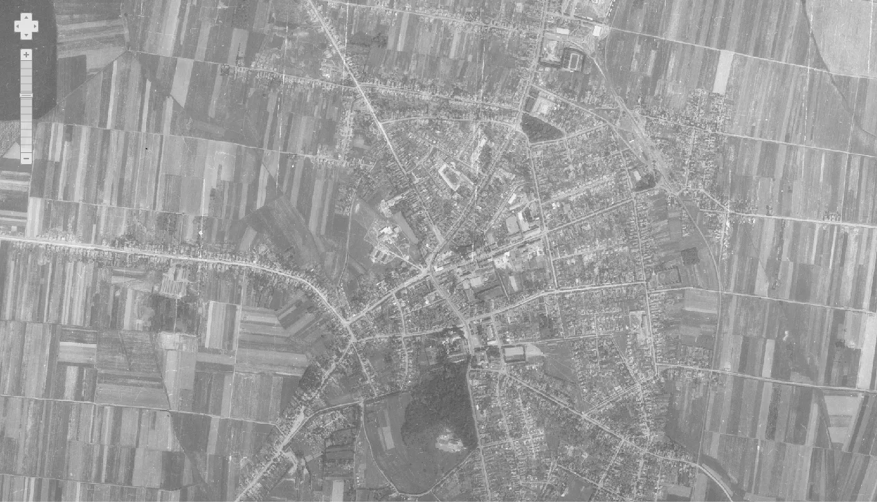 Đakovo iz zraka 1968.