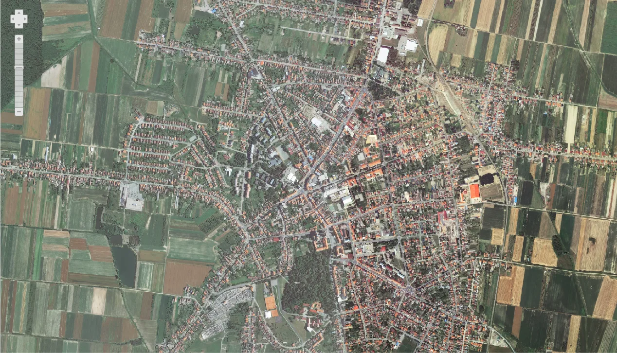 Đakovo iz zraka 2018.