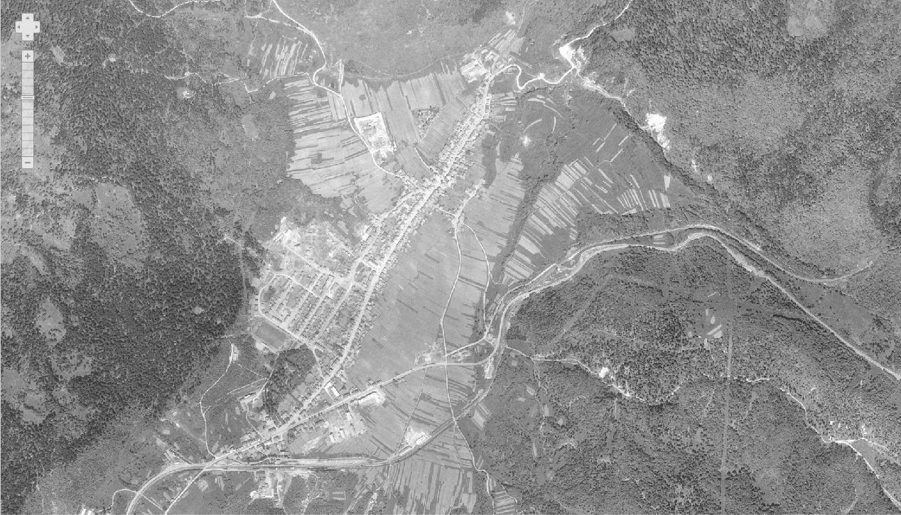 Delnice iz zraka 1968.