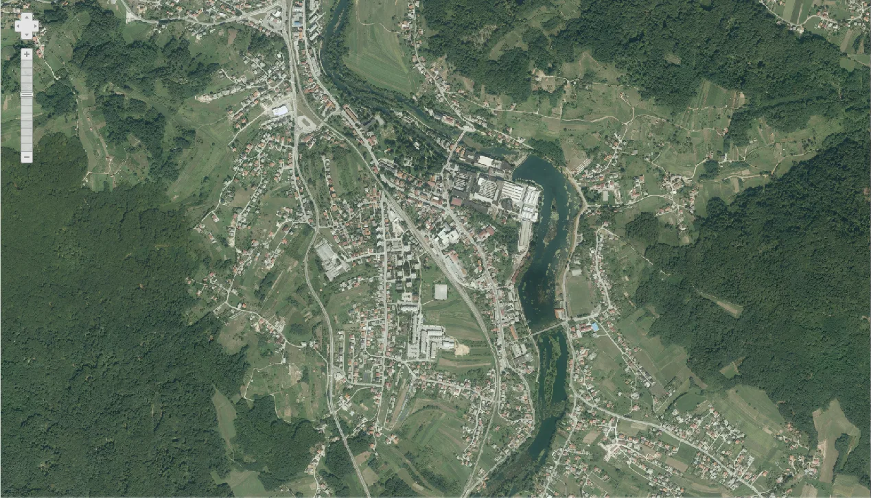 Duga Resa iz zraka 2018.