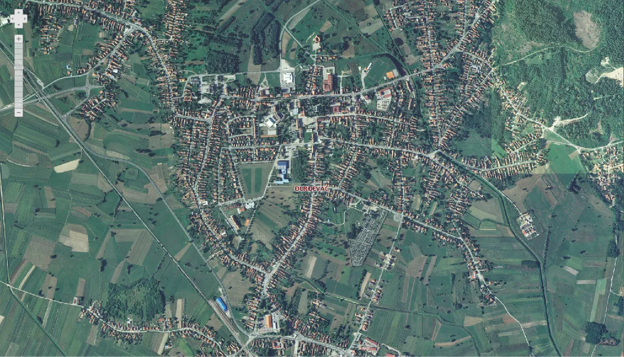 Đurđevac iz zraka 2018.
