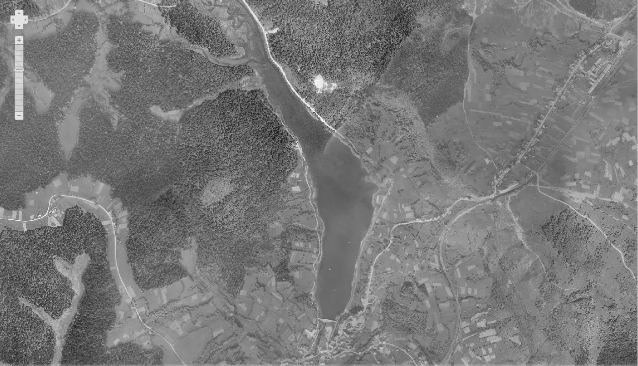 Fužine iz zraka 1968.
