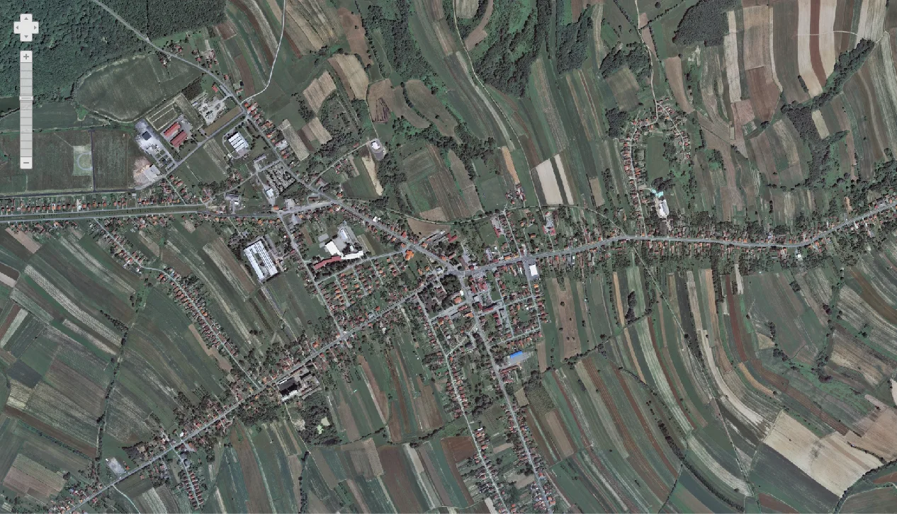 Grubišno polje iz zraka 2018.