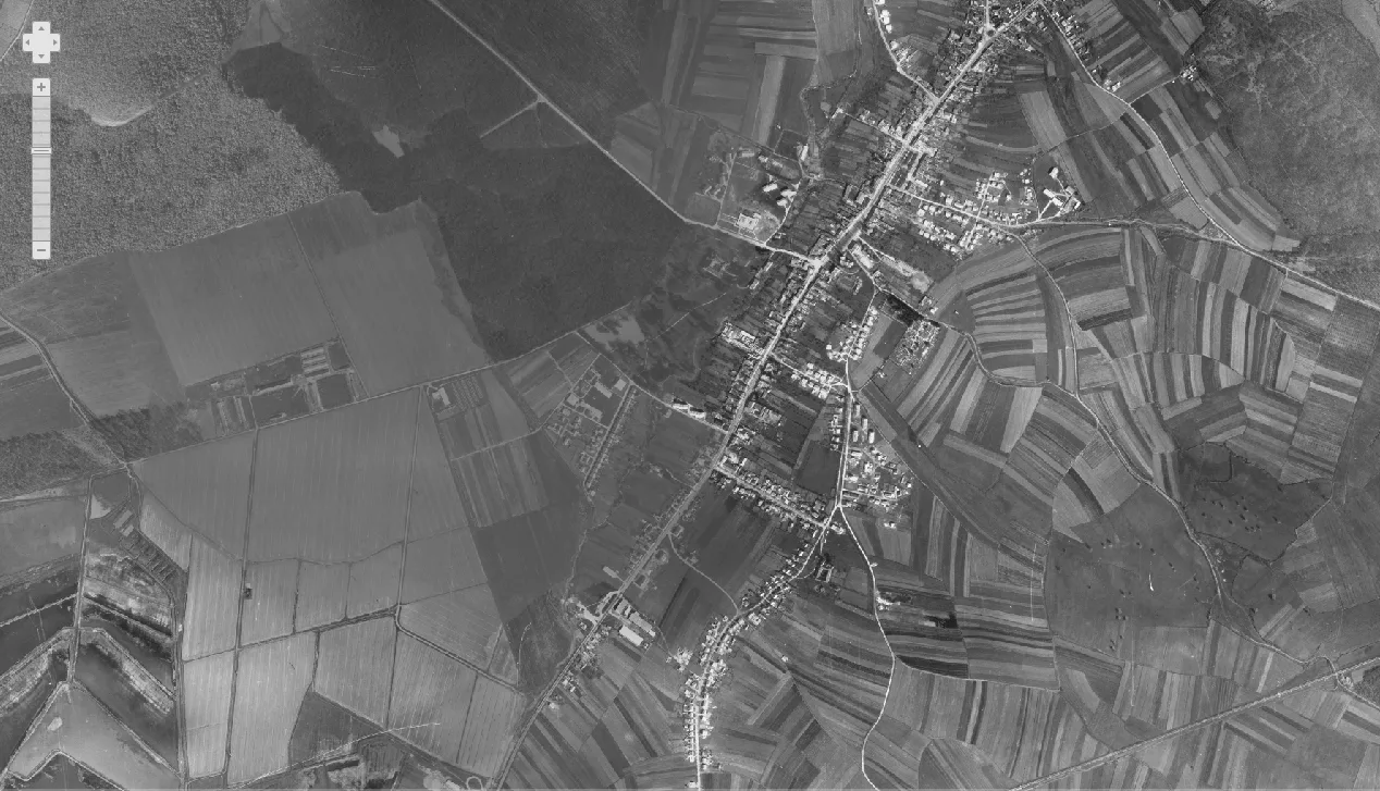 Jastrebarsko iz zraka 1968.