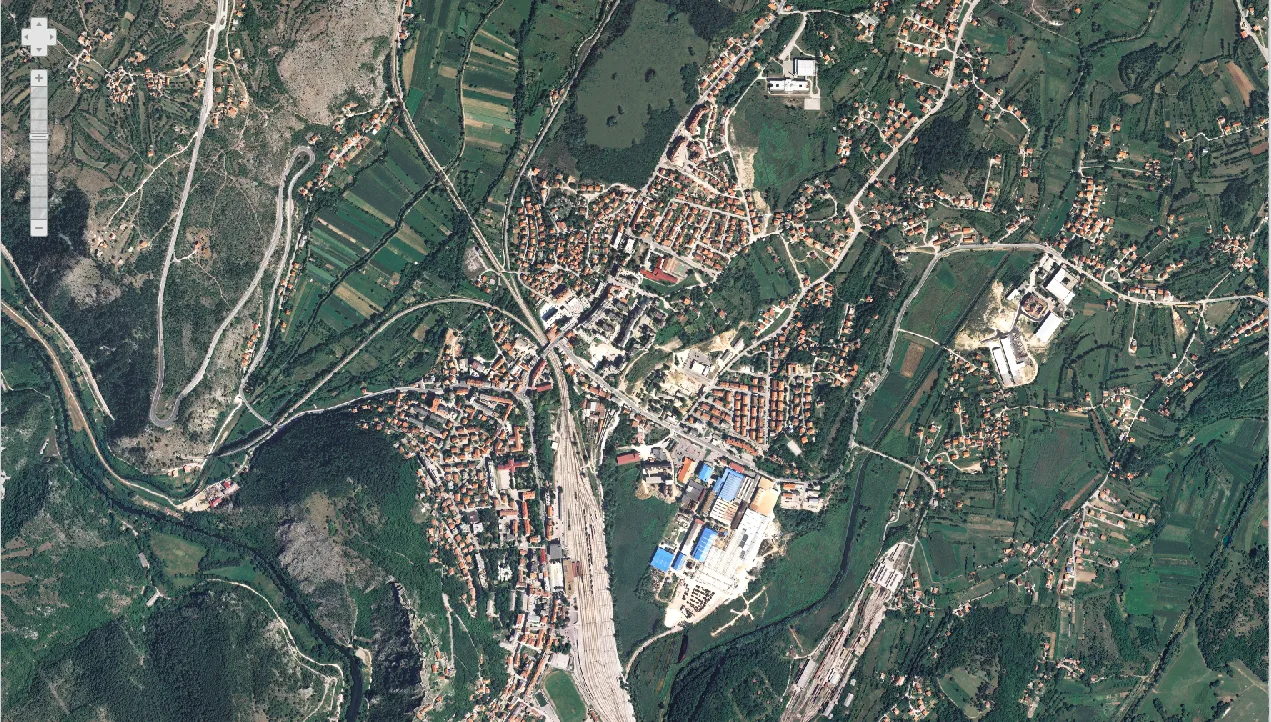 Knin iz zraka 2018.