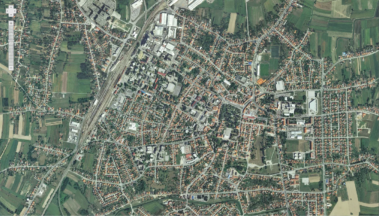 Koprivnica iz zraka 2018.
