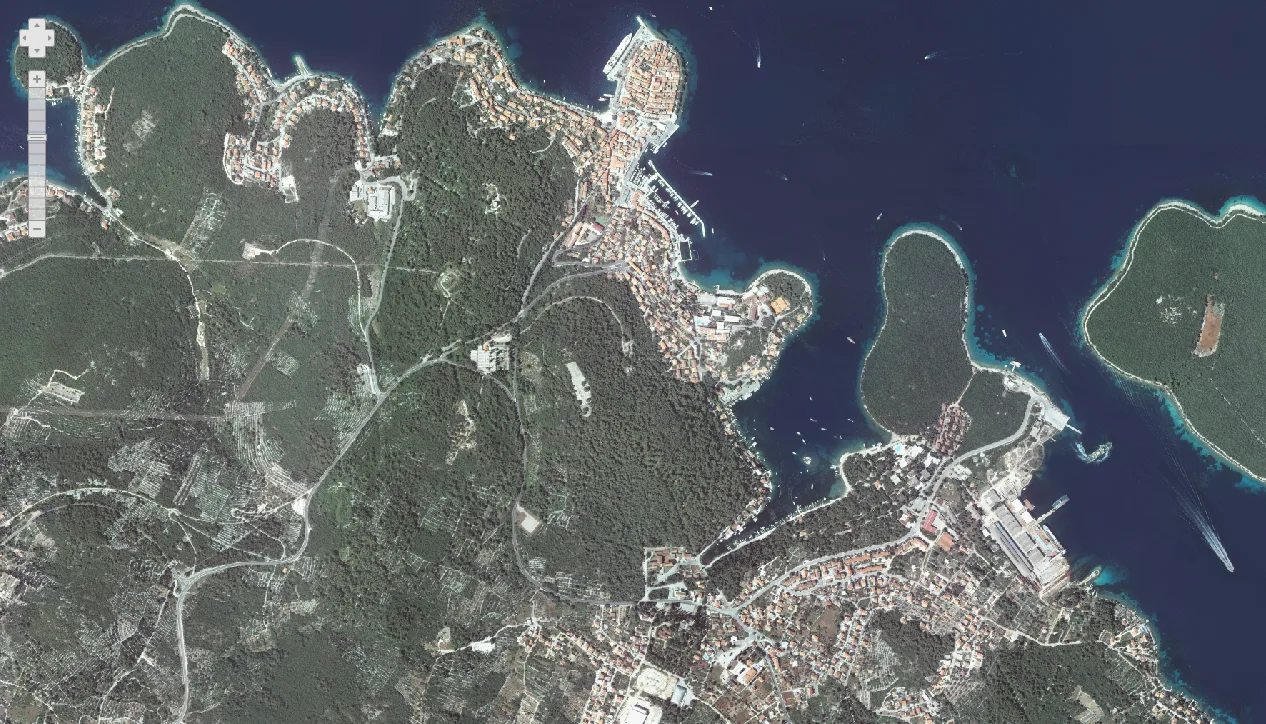 Korčula iz zraka 2018.