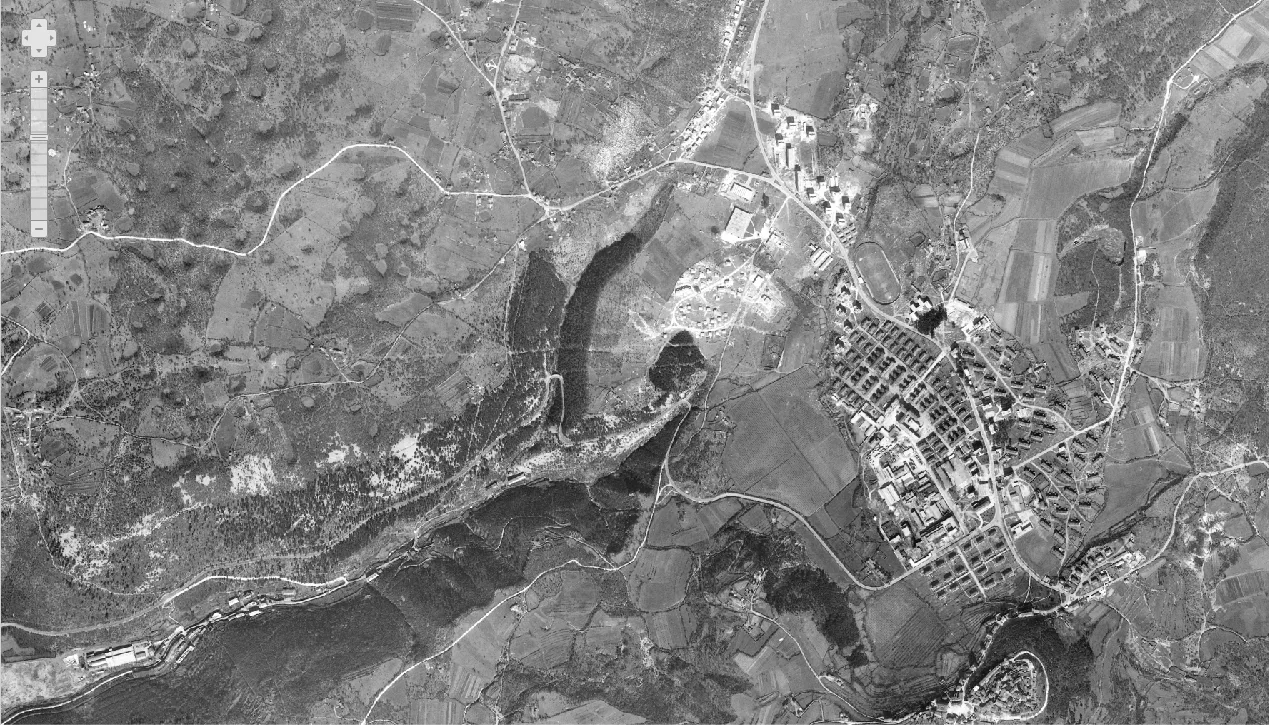 Labin iz zraka 1968.