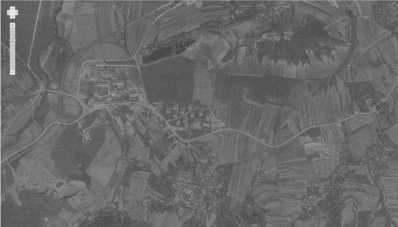 Lepoglava iz zraka 1968.