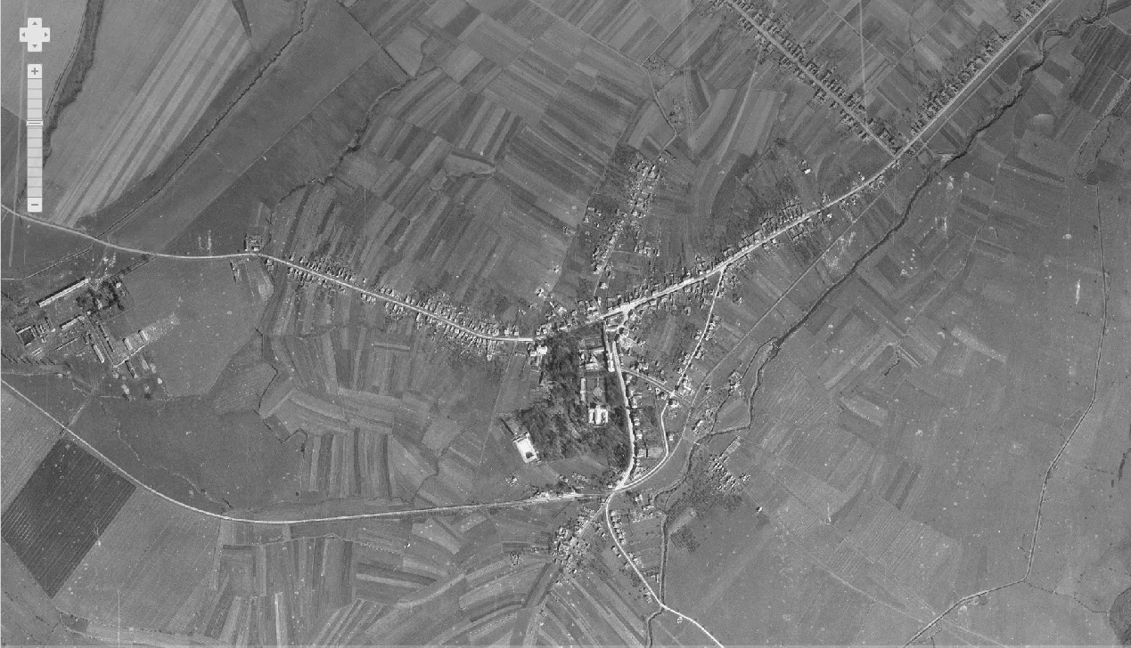 Lipik iz zraka 1968.