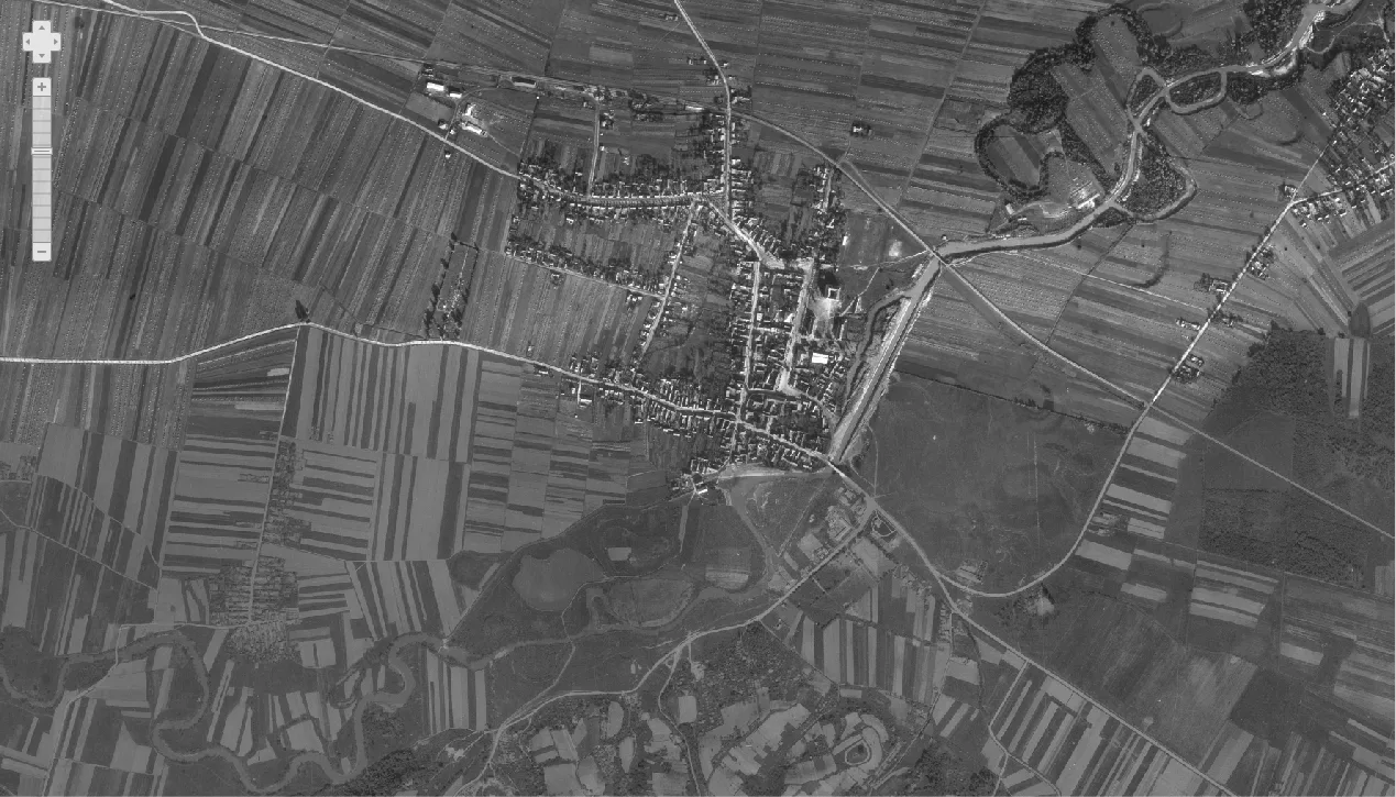Ludbreg iz zraka 1968.