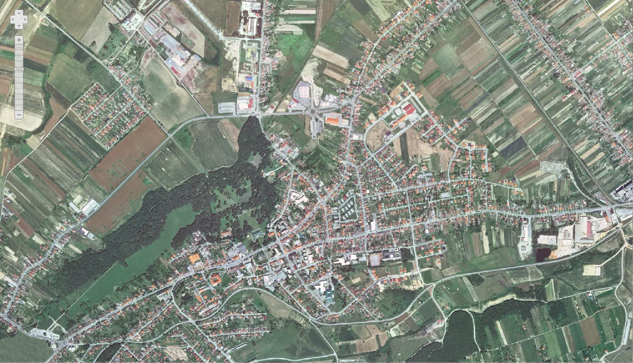 Našice iz zraka 2018.