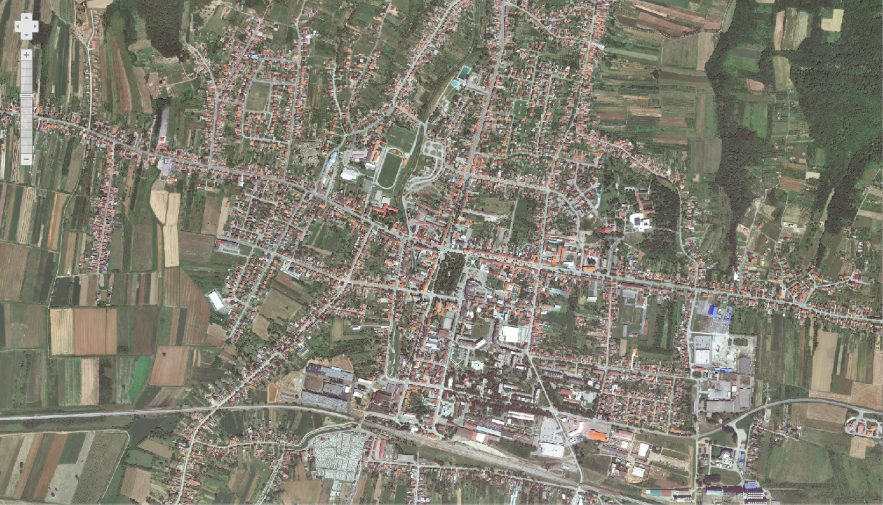 Nova Gradiška iz zraka 2018.