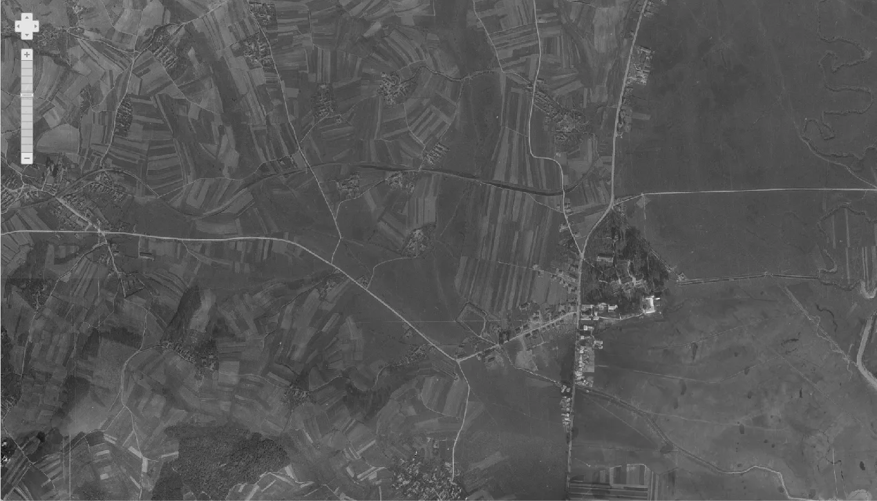 Novi Marof iz zraka 1968.