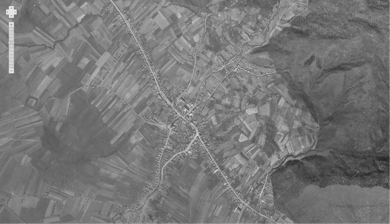 Novska iz zraka 1968.
