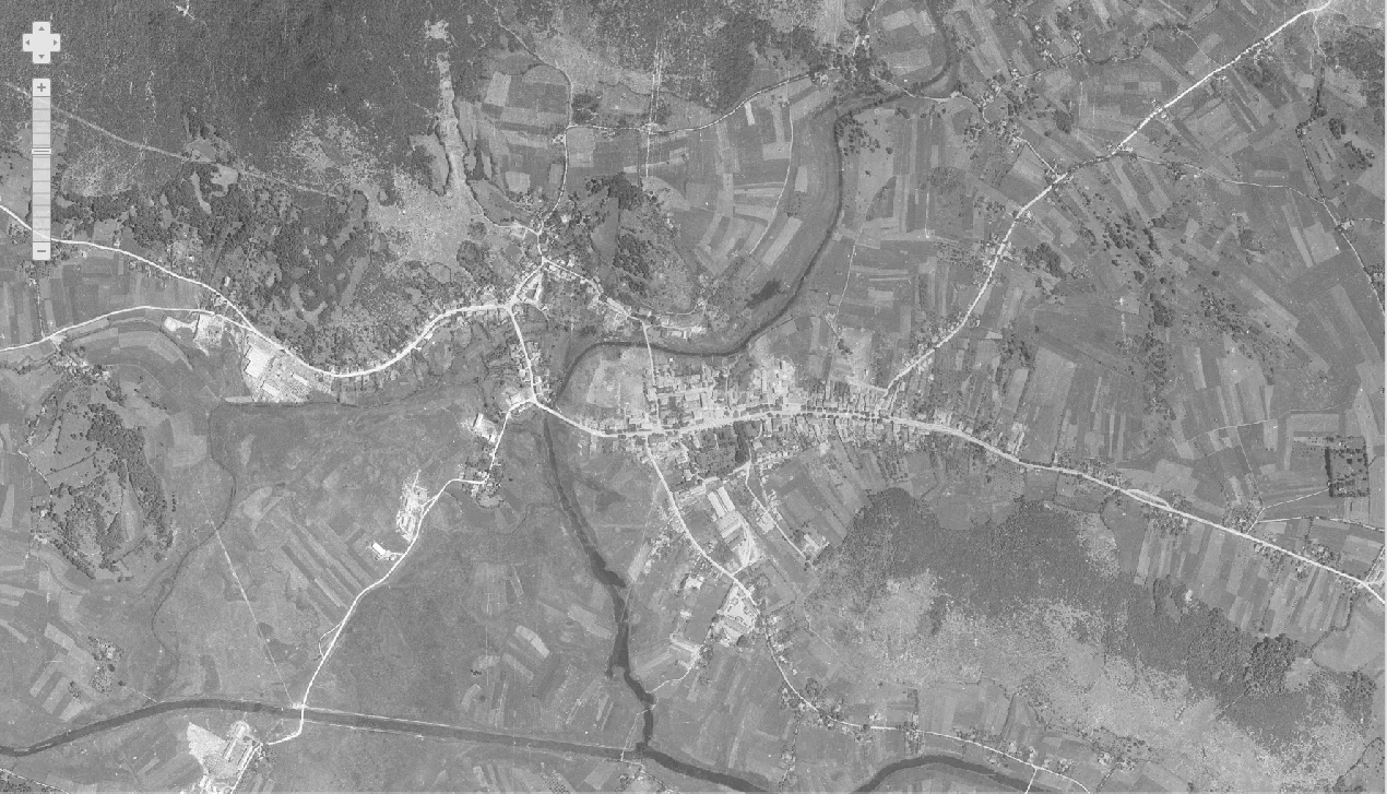 Otočac iz zraka 1968.