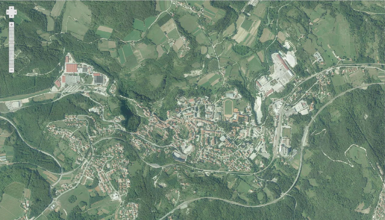 Pazin iz zraka 2018.