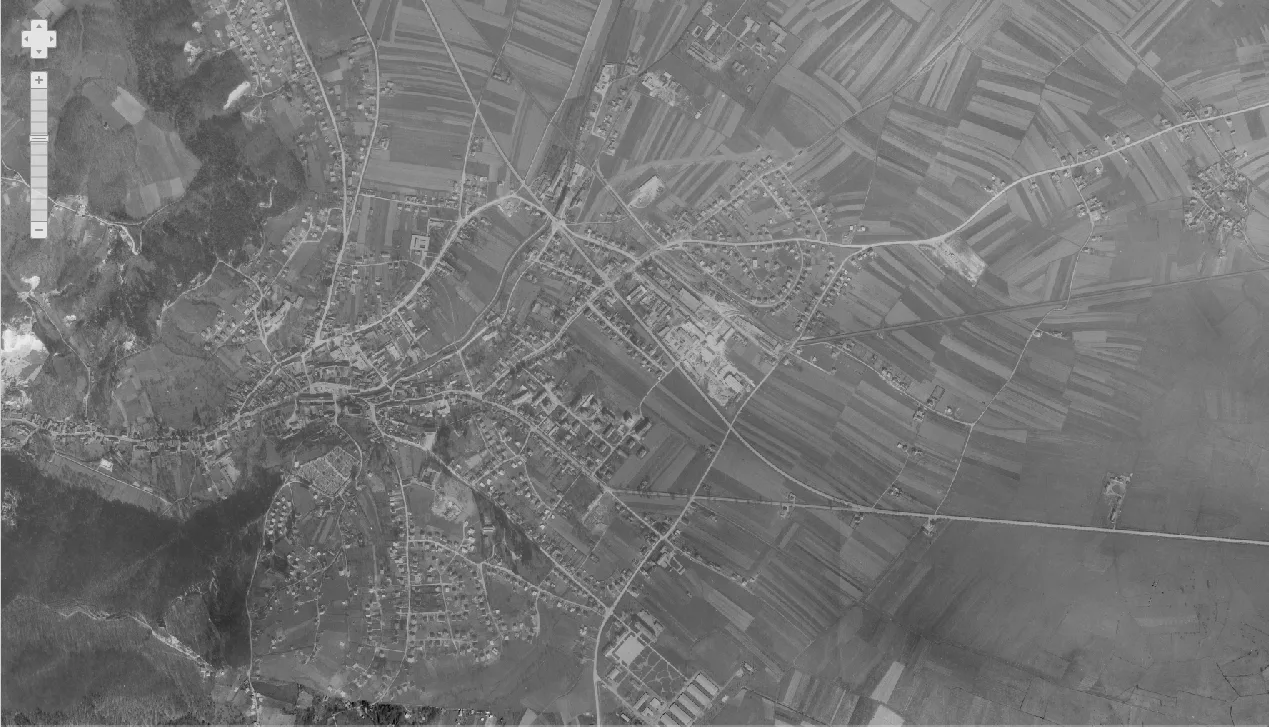 Samobor iz zraka 1968.