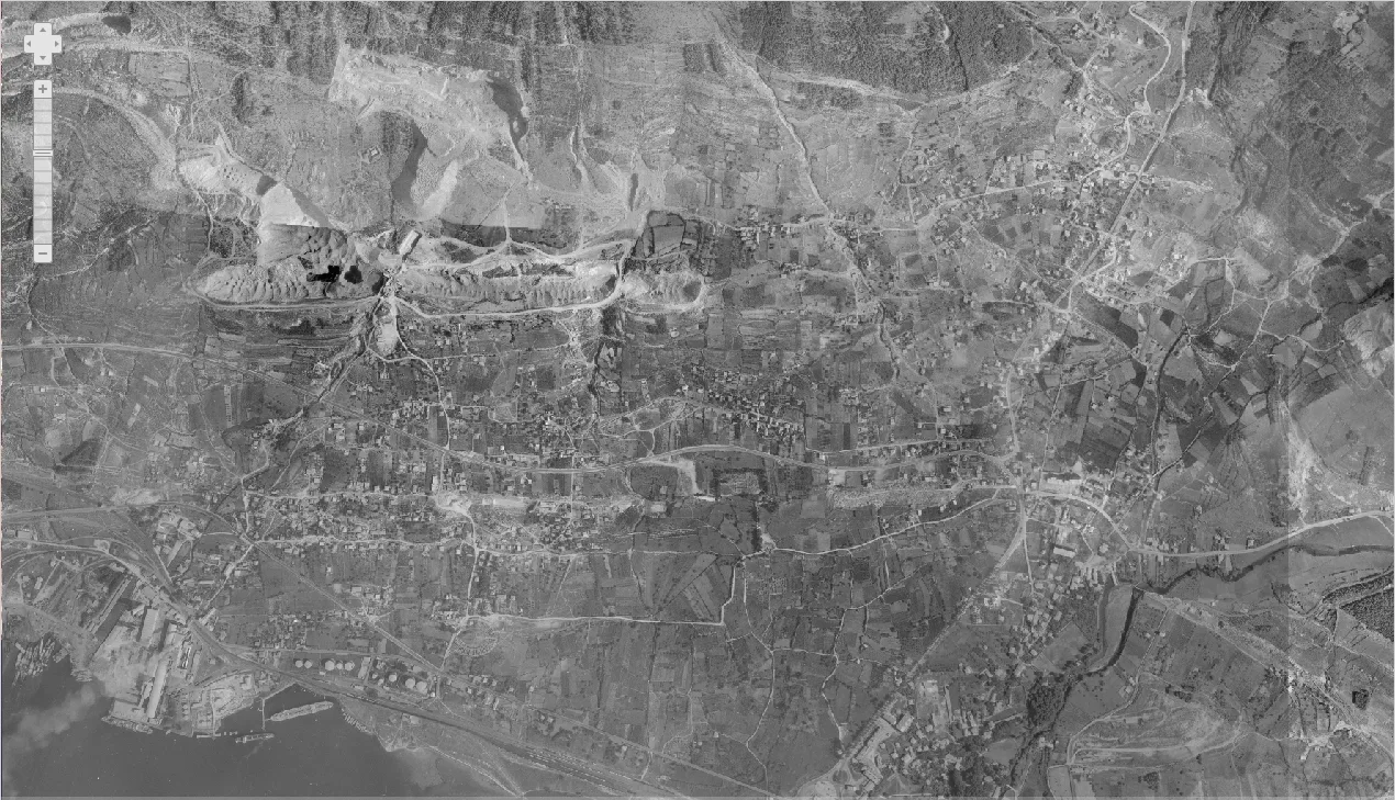 Solin iz zraka 1968.