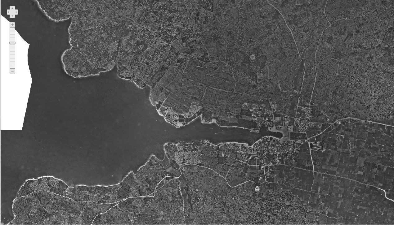Stari Grad iz zraka 1968.