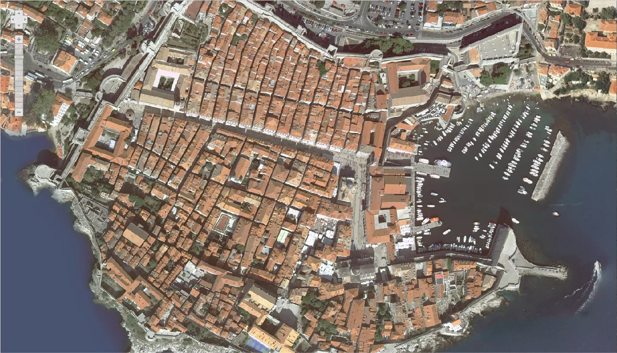 Stari grad Dubrovnik iz zraka 2018.