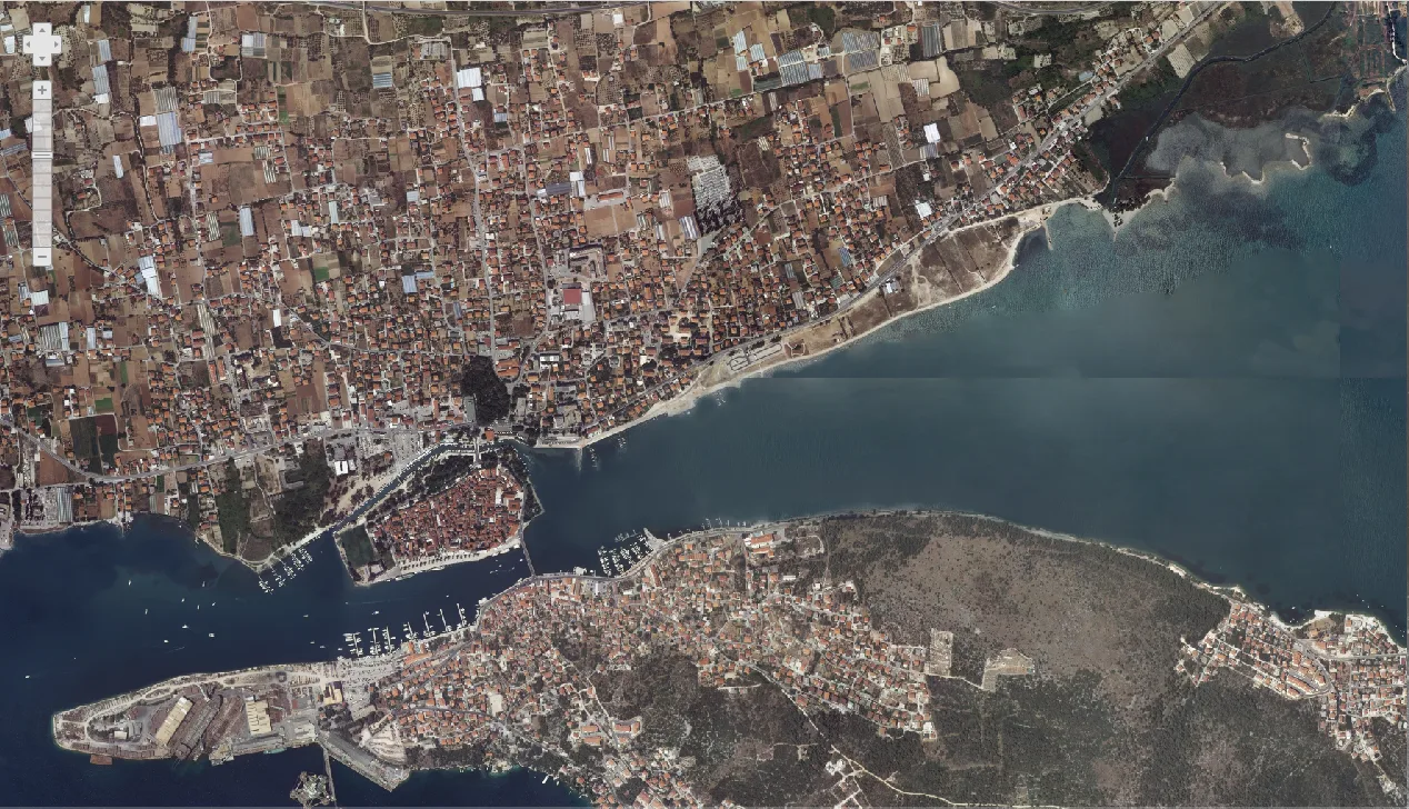 Trogir iz zraka 2018.