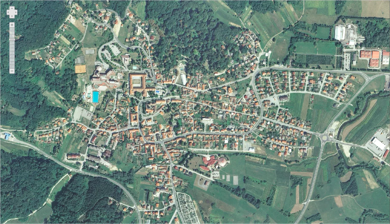 Varaždinske Toplice iz zraka 2018.