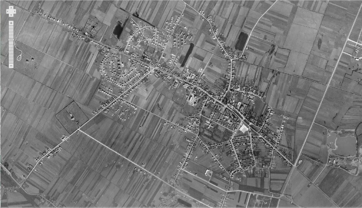 Velika Gorica iz zraka 1968.
