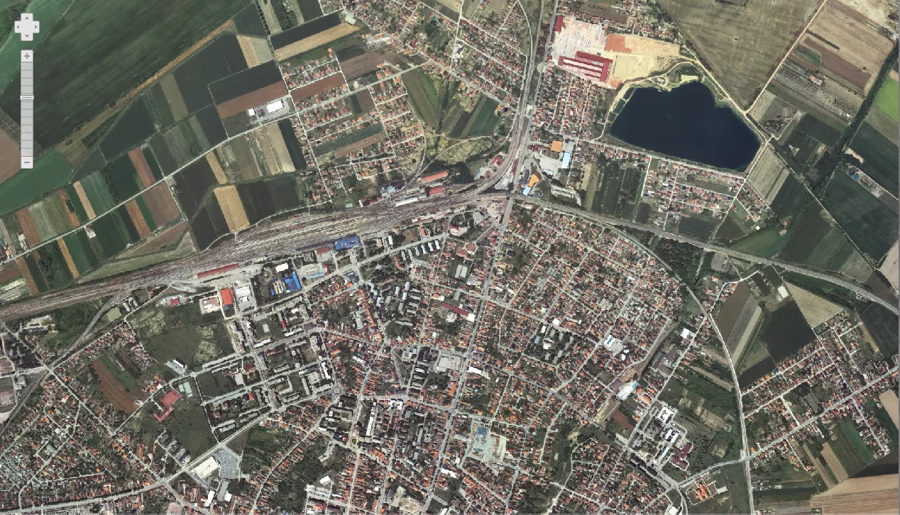Vinkovci iz zraka 2018.