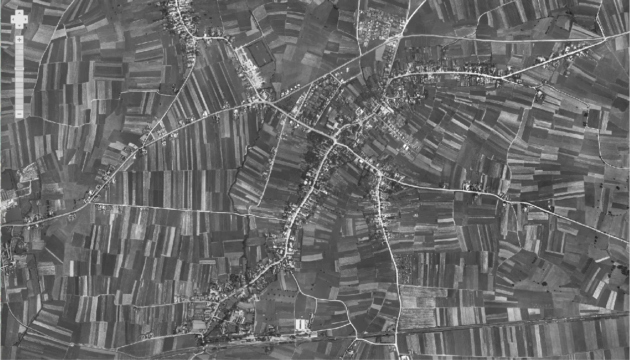 Vrbovec iz zraka 1968.