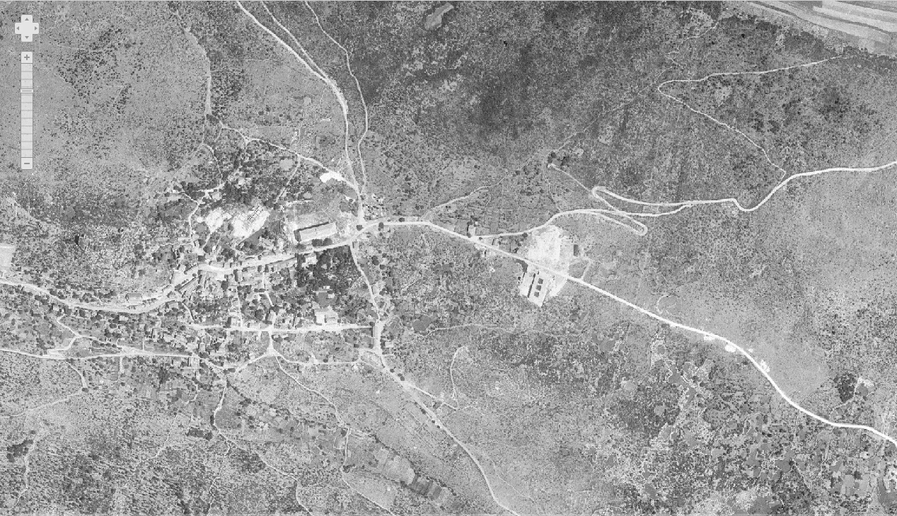 Vrgorac iz zraka 1968.
