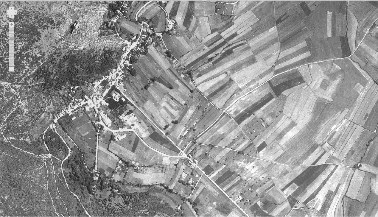 Vrlika iz zraka 1968.