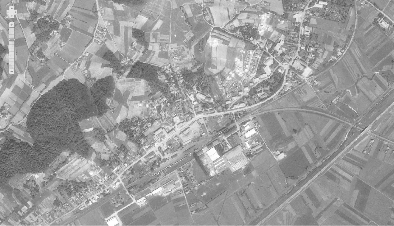 Zabok iz zraka 1968.