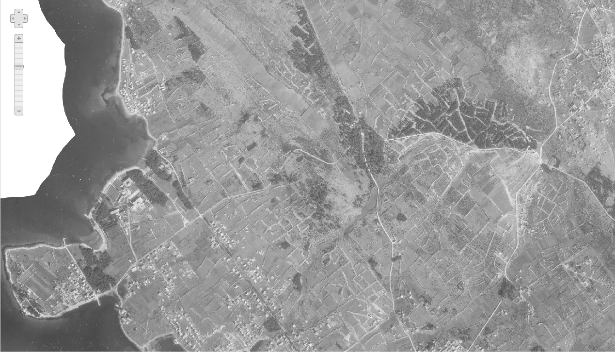 Zadar iz zraka 1968.