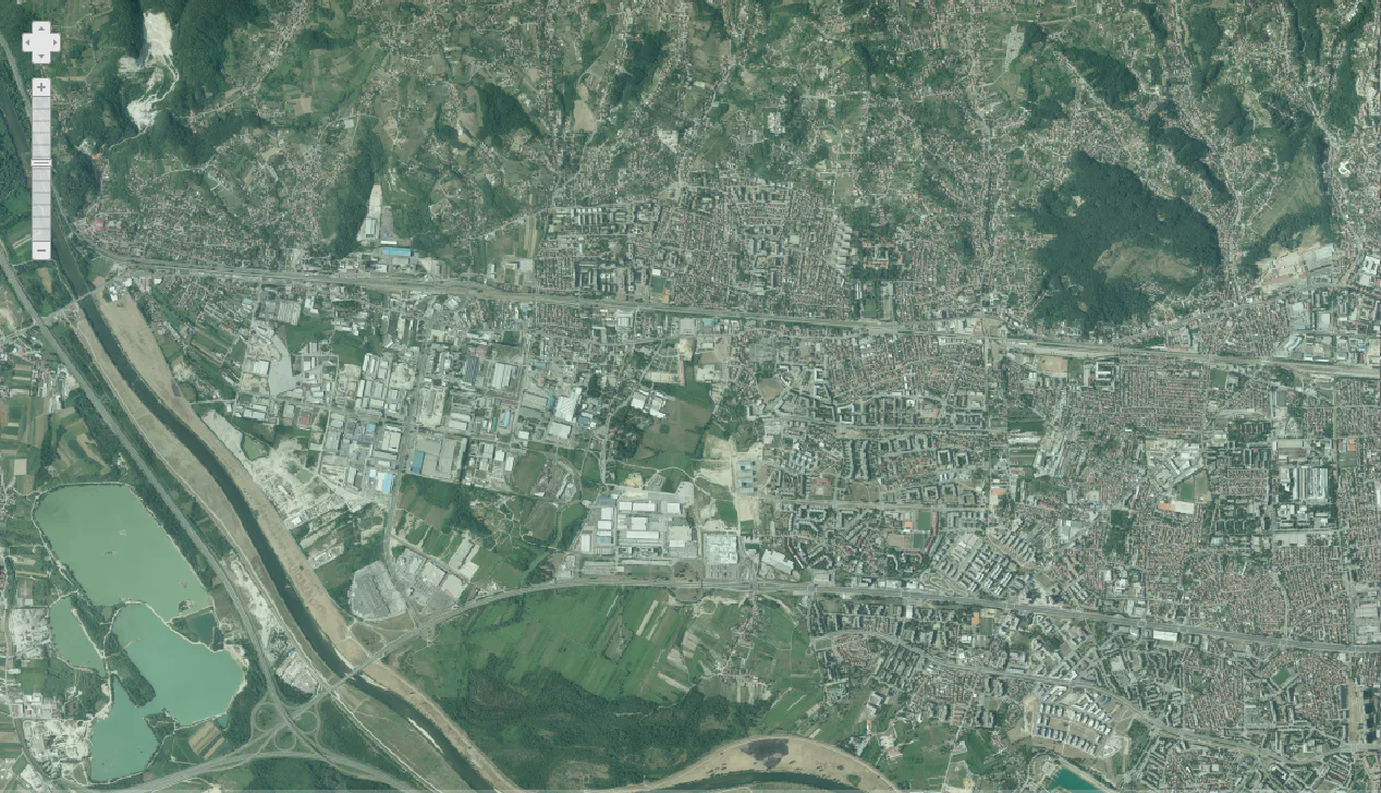 Zagreb iz zraka 2018.