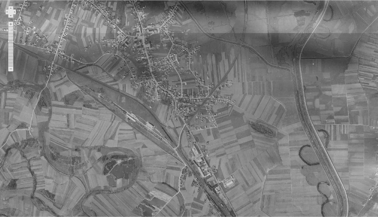 Zaprešić iz zraka 1968.