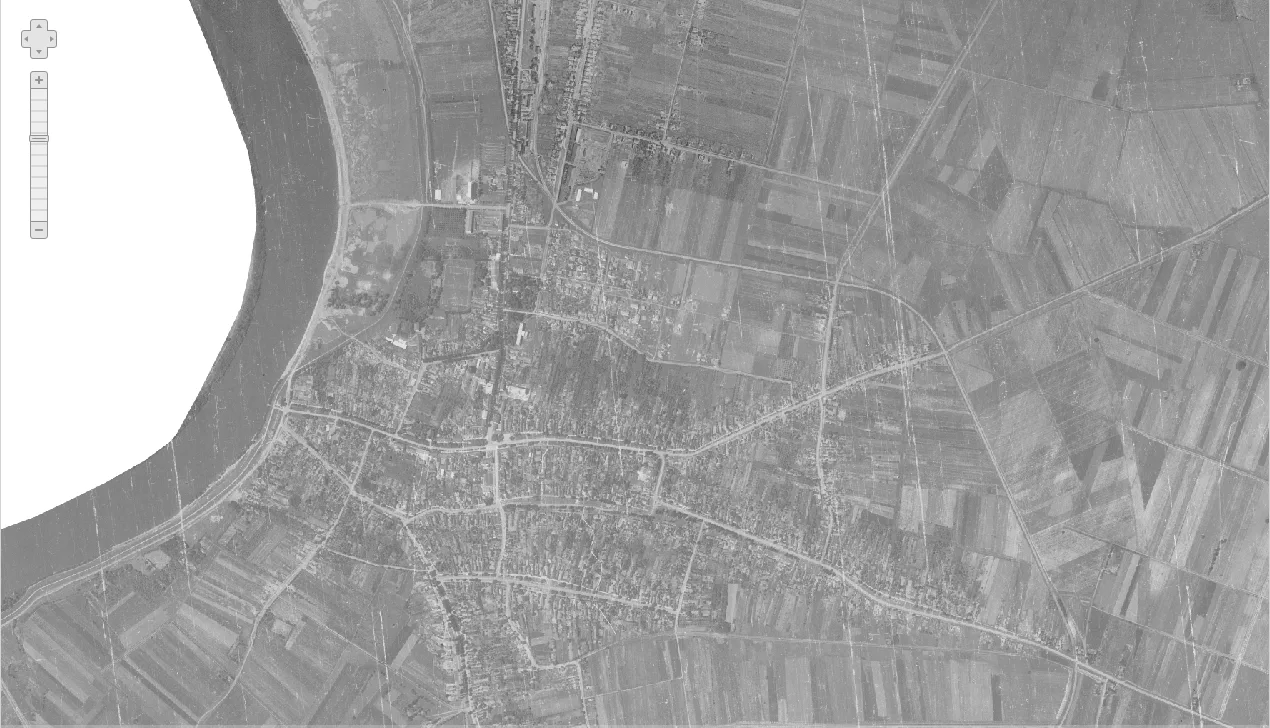 Županja iz zraka 1968.